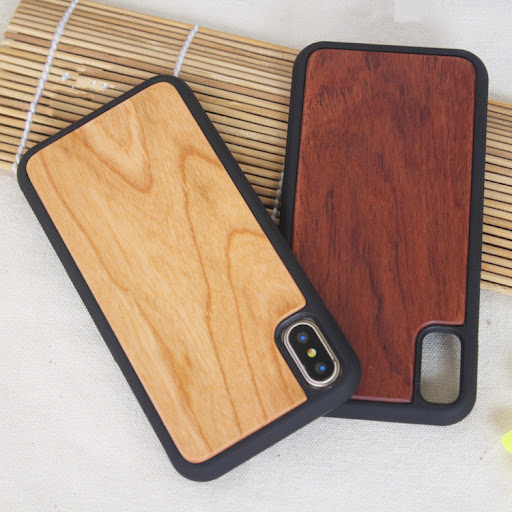 Title 3, Grooved TPU Wooden Phone Case Cover Stylish and...