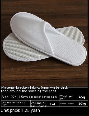 Title 1, Disposable Slippers Cotton Print Toiletries Per...