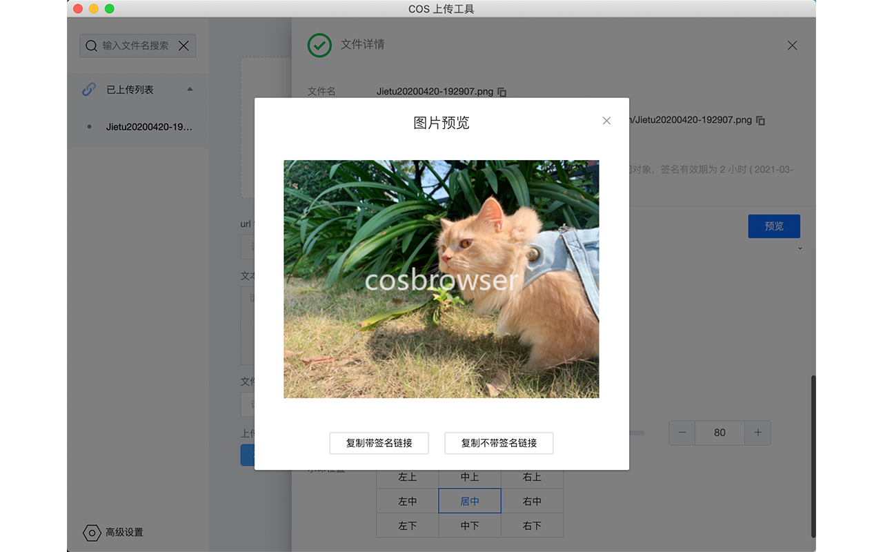 COSBrowser Uploader Preview image 4