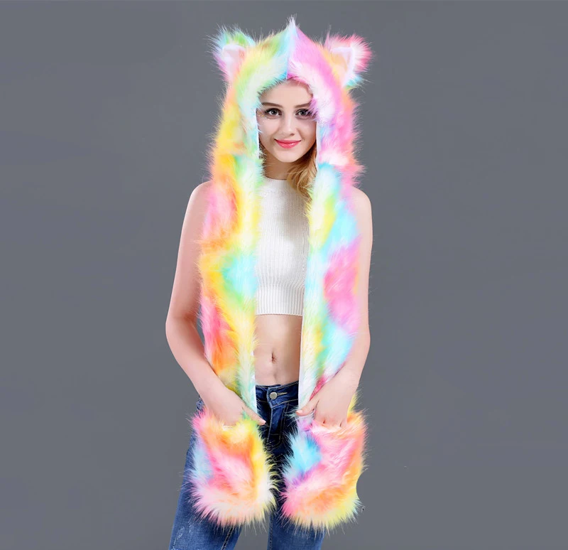 Chapéu de pele sintética macia e quente para o inverno. Mantenha-se aquecido e estiloso com este acessório confortável e elegante.