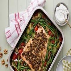 Rahasia membuat One pan salmon with crispy herbのおすすめ画像2