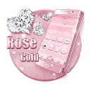 تنزيل Rose Gold Diamond Theme التثبيت أحدث APK تنزيل