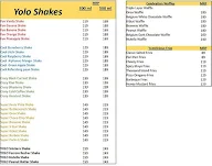 Yolo Shakes & Waffles menu 1