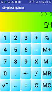 Simple calculator screenshot 0