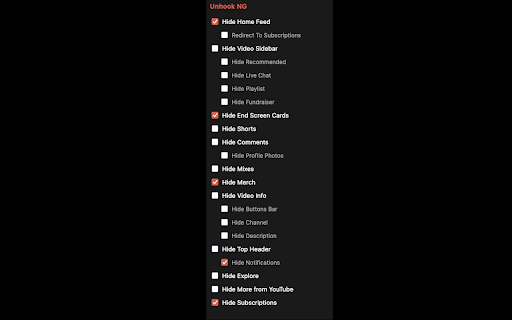 Unhook NG screenshot 2