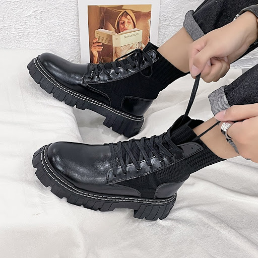 Title 4, Platform Martin Boots British Style High Top – ...