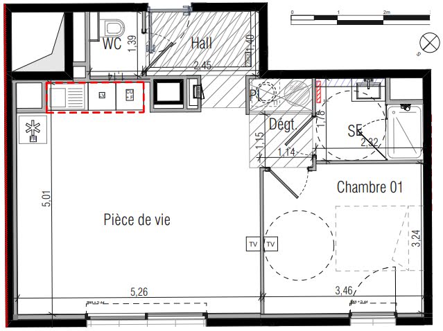 Vente appartement 2 pièces 47.5 m² à Beziers (34500), 204 900 €