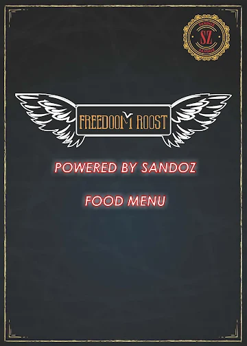 Freedom Roost menu 