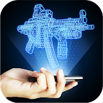 Hologram Weapon 3D Simulator Apk