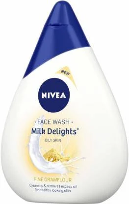 Nivea Milk Delights Face Wash Fine Gramflour For Oily Skin 100 Ml