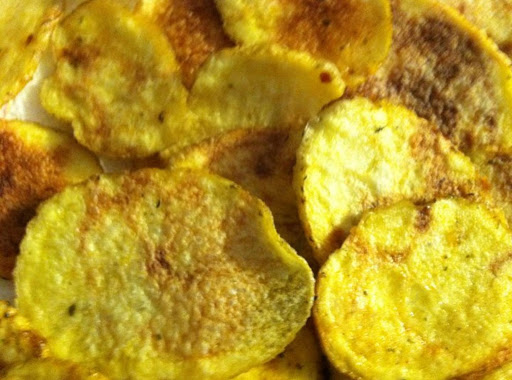 Microwave Potato Chips with Season Salt