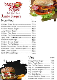 GRAB Burgers menu 2