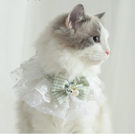 Cat Collars Cat Necklaces Neck Lace Sweet Cute Decorations Dog Collars Accessories with Bows Bells Pet Supplies Pet Acce