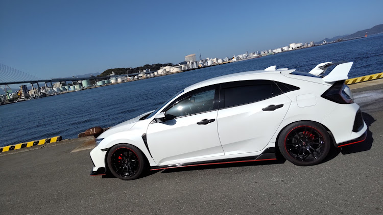 シビックの#良い天気☀️・春の交通安全週間・#須崎埠頭・HONDA The Power of Dreamsに関するカスタム事例の投稿画像1枚目