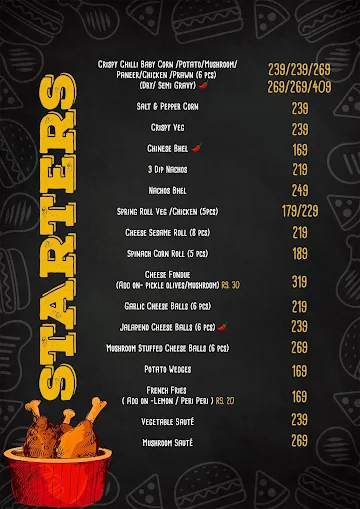 Puffs N Bites menu 