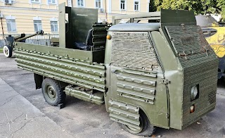 Open air Military equipment vehicles museum.