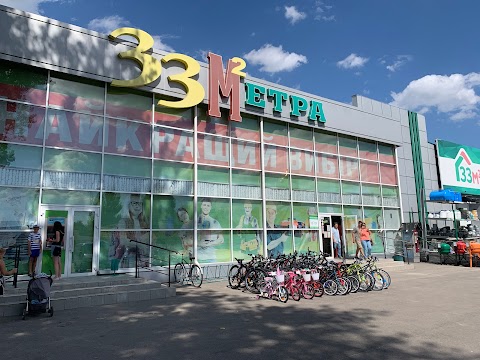 33 квадратних метри