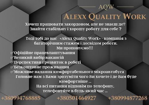 Робота за кордоном - Alexx Quality Work