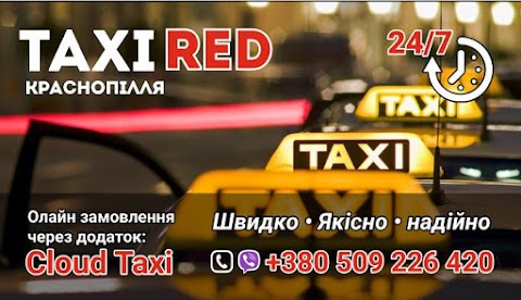 Taxi Red Krasnopillia