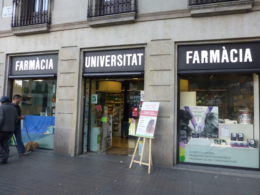 Foto farmacia Farmacia Universitat Barcelona. Valls Biosca