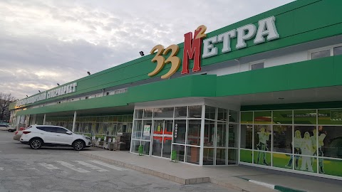 33 квадратних метри