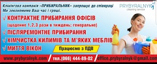 Cleaning service Prybyralnyk