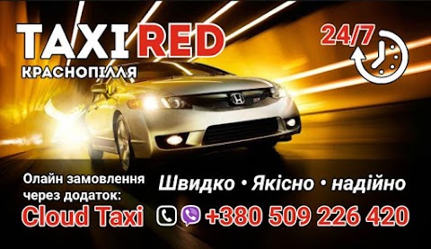 Taxi Red Krasnopillia