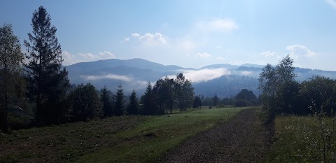 On mountain slope