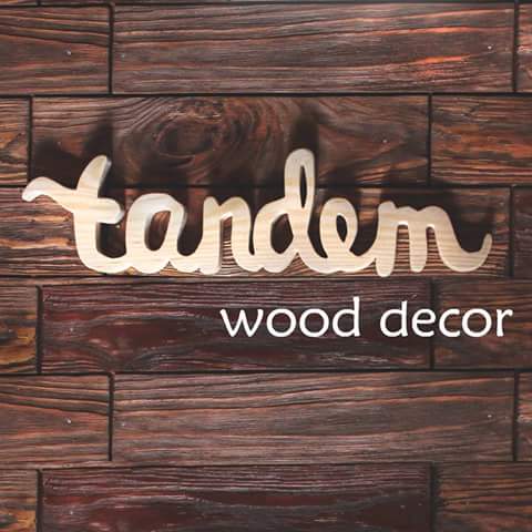 Tandem - wood decor