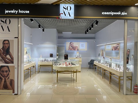 Магазин ювелирных изделий SOVA Jewelry House. Стильные украшения из золота и серебра