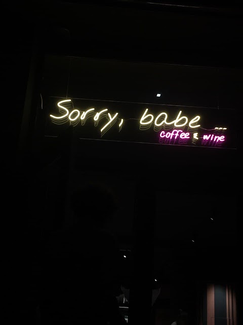 Sorry, babe… Coffee & Wine