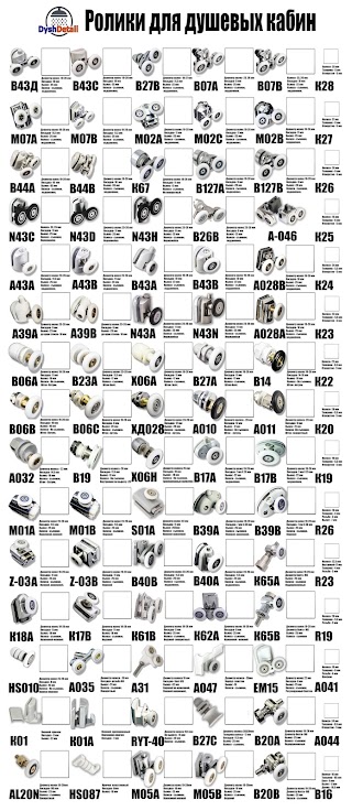 Запчасти для душевых кабин ( DushDetali )