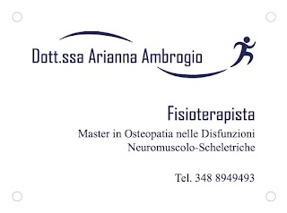 Dott.ssa Arianna Ambrogio - Fisioterapista Osteopata
