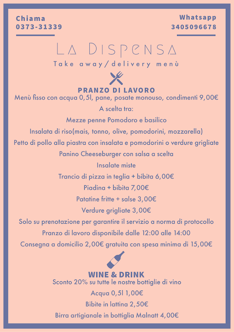 La Dispensa Food&Drink