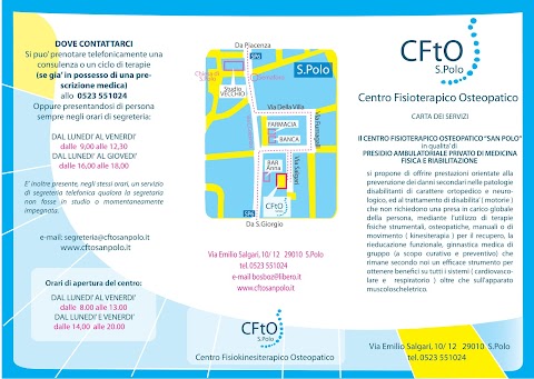 CFtO - Centro Fisioterapico Osteopatico San Polo