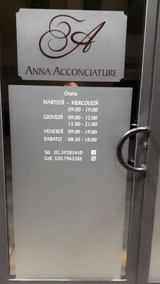 Anna acconciature