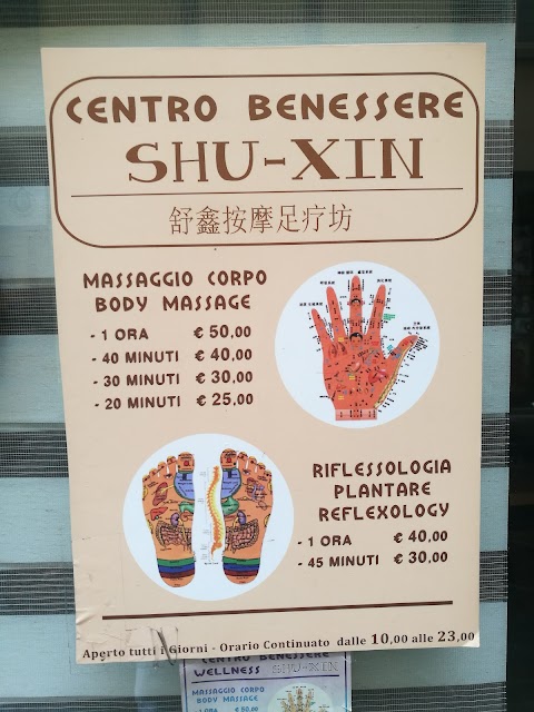 Shu-Xin massage and foot massage