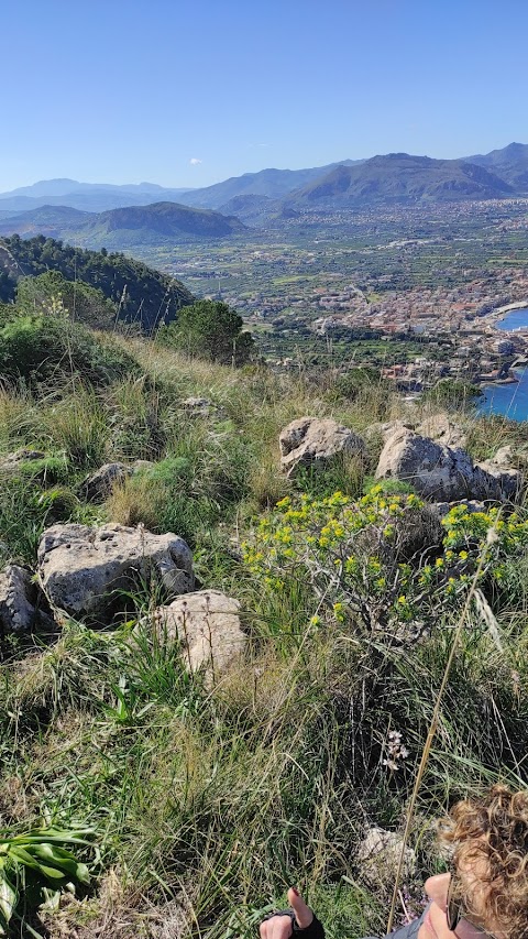 Monte Catalfano veduta su Palermo