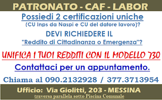 Patronato Caf - Confeuro Labor Provinciale - MESSINA