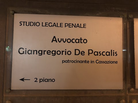 Avvocato Giangregorio De Pascalis