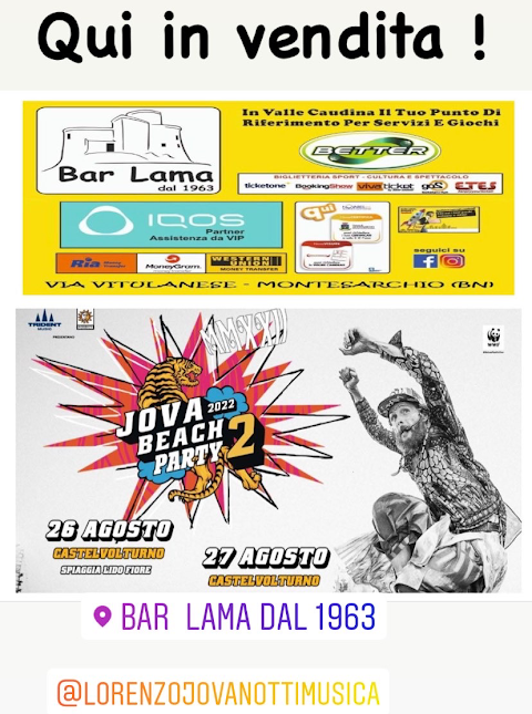 IQOS PARTNER - Bar Lama dal 1963 Centro Scommesse, Tabaccheria, Centro Spedizioni, Montesarchio