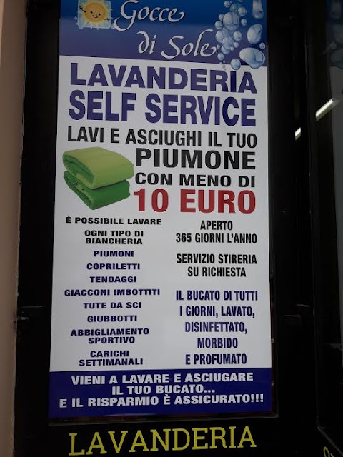 GOCCE DI SOLE | Lavanderia Self Service Montevarchi (AR) | Express Wash