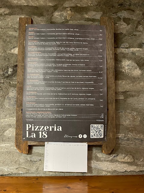 Pizzeria la 18