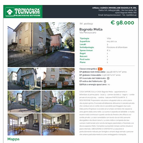 Affiliato Tecnocasa Agenzia Immobiliare Bagnolo M. S.R.L.