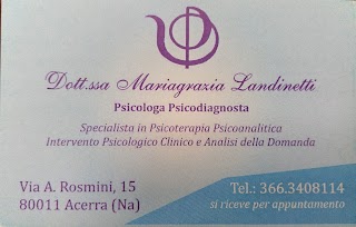 Psicologo Psicoterapeuta Acerra - Dott.ssa Mariagrazia Landinetti