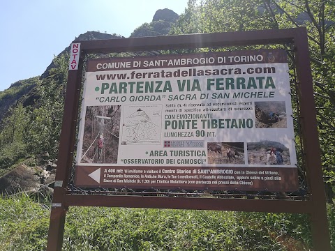 Ponte Tibetano Ferrata Sacra Di San Michele