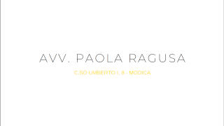 Avv. Paola Ragusa