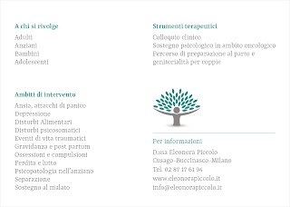 Psicologa Buccinasco | D.ssa Eleonora Piccolo