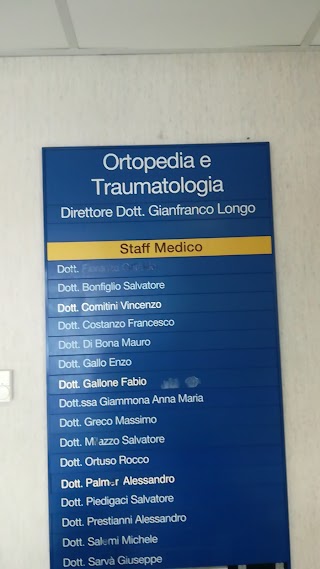 ospedale Cannizzaro ortopedia