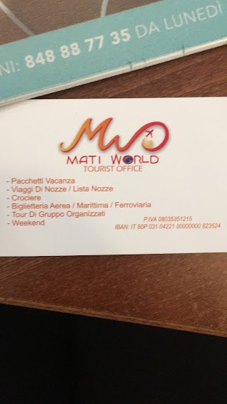 AGENZIA DI VIAGGI MATI WORLD Tourist Office